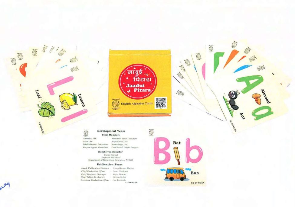 ENGLISH ALPHABET CARD