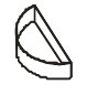 Half cylindrical lens