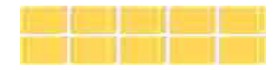 Yellow plastic
beads/cubes